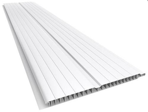 Forro de PVC frisado Gemini na cor branca
